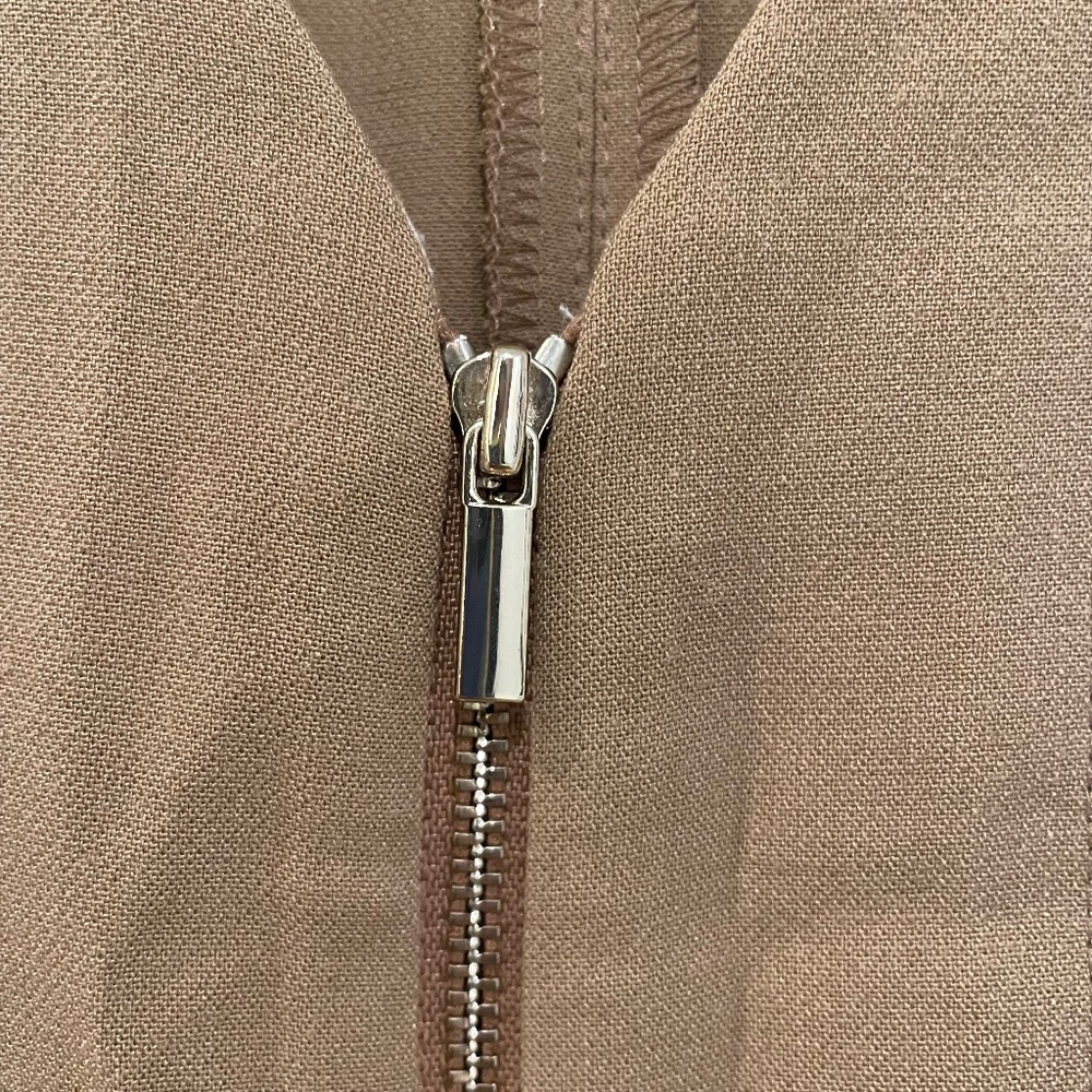 Ann Taylor Zipper Flare Dress - Picture 4 of 6